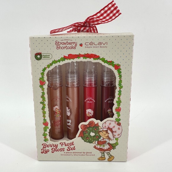 Celavi Other - Strawberry Shortcake Celavi Berry Frost Lip Gloss Set 4pc Shimmer Limited Editio